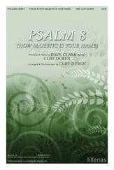 Psalm 8 SATB choral sheet music cover